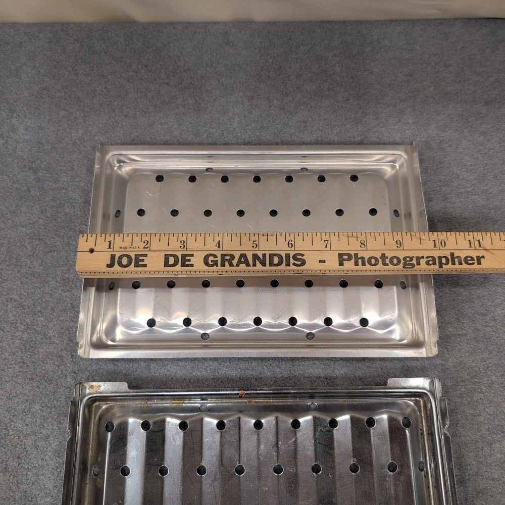 Stainless Steel Toaster Oven Grate Replacement Broiler Pan Set of 2 NA311 - Picture 2 of 5